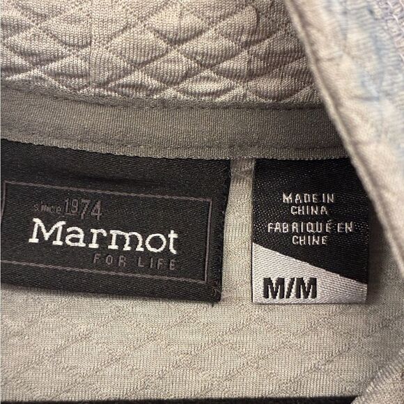 MARMOT Funnel Neck Long Sleeve Pullover Gray Women’s Size Medium - Picture 5 of 6